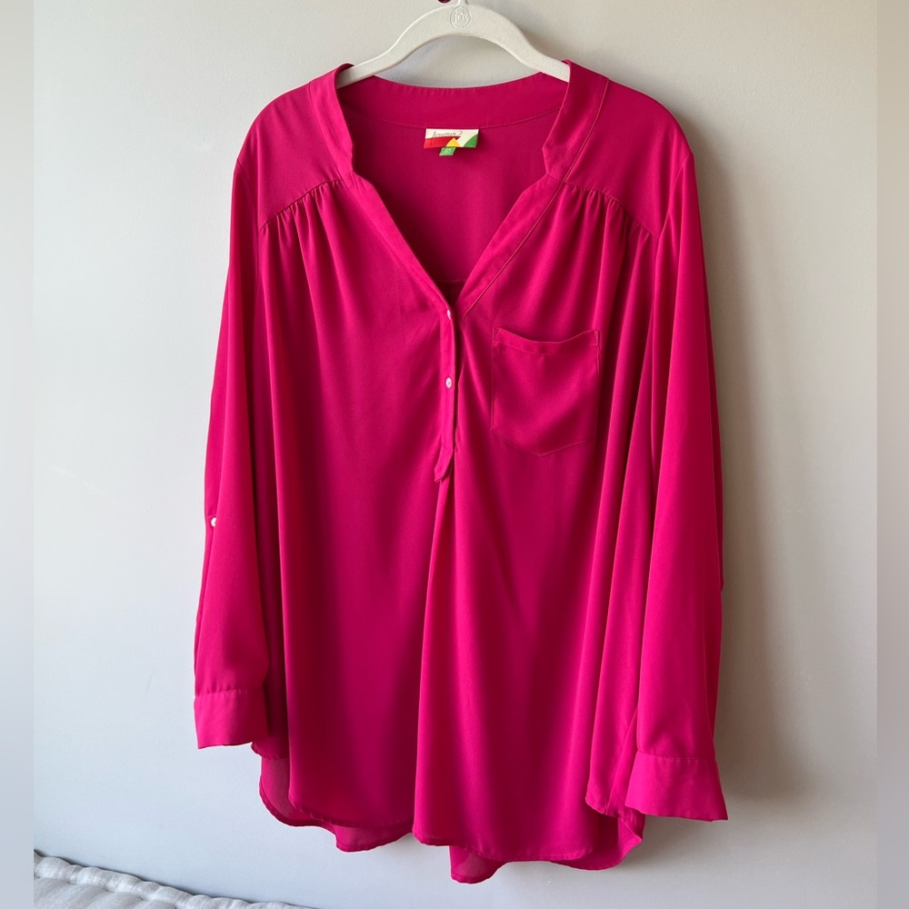 Modcloth Fervour Pam Breeze-ly tunic top in pink
